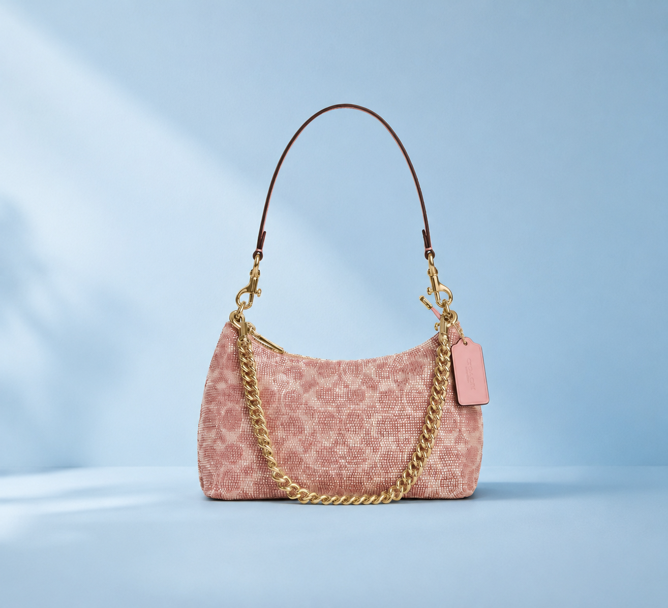 Teri Bag In Signature Beaded Satin