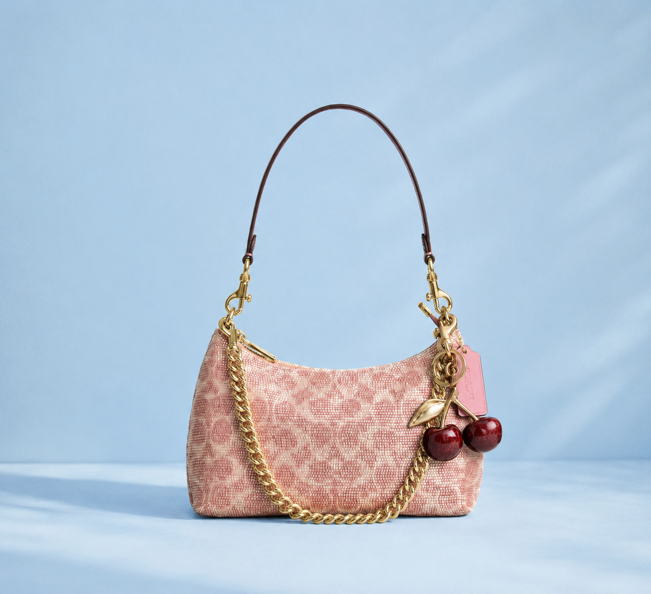Teri Bag In Signature Beaded Satin